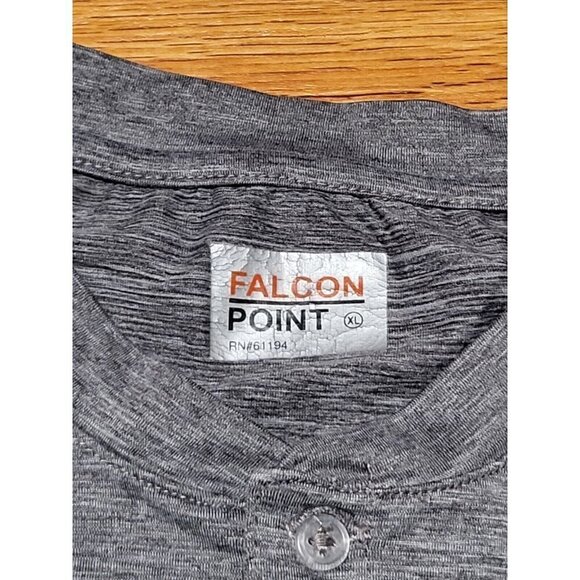 Falcon Point Gray Heather Size XL Heney Shirt - Picture 3 of 3